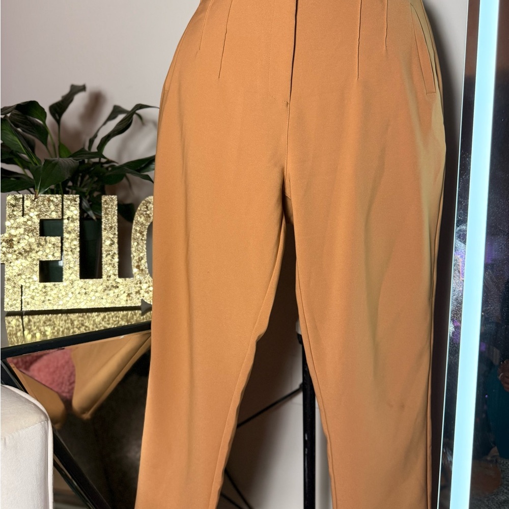 Women’s Straight Leg Ankle Tan Pants